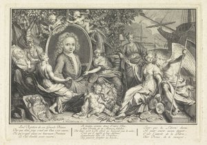 Portræt af William IV, Prins af Orange-Nassau af Bernard Picart