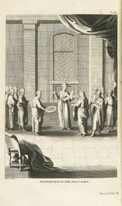 Forløsning af den førstefødte søn, 1735-1739 af Bernard Picart