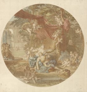 Rinaldo i Armida af Bernard Picart