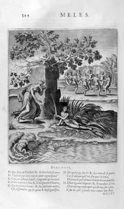River Meles, 1615 af Bernard Picart