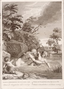 Salmacis og Hemaphroditus forenet i ét legeme, 1731 af Bernard Picart