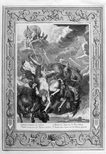 Phaetons fald (gravering) af Bernard Picart