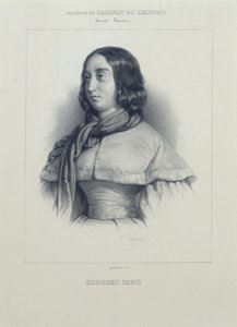 Portræt af George Sand.
