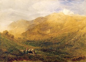 Arthog, nær Barmouth (olie på lærred)