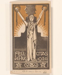 Happiness and Peace 1926 (original titel på objekt) af Bernard Willem Wierink