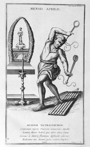 En fremstilling af april 1757.