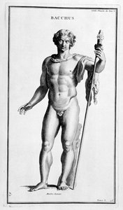 Bacchus, efter en romersk statue, 1757