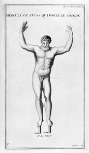 Herkules der bærer verden, 1757