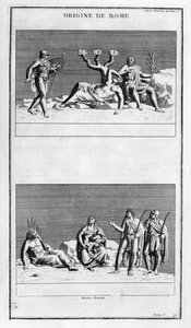 Roms oprindelse, 1757 af Bernard de Montfaucon