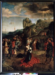 Le martyr af Sainte Catherine. (The Martyrium of Saint Catherine) - Peinture de Bernard van Orley (Barend, Barent, Bernaert van Brussel af Bernard van Orley