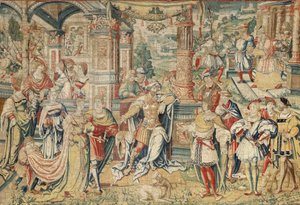 Series of History of David, ca. 1525 (silke og uld) af Bernard van Orley
