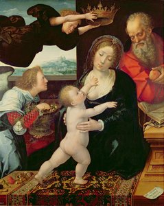 Den hellige familie, 1522 af Bernard van Orley