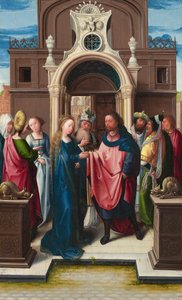 Jomfruens ægteskab af Bernard van Orley