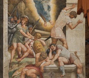 Counterfaccata, Bernardino Gatti, Opstandelse 1529, Detalje