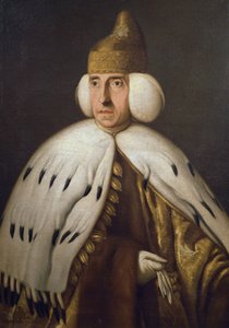 Portræt af Doge Ludovico Manin (1725-1802), maleri af Bernardino Castelli (1750-1810) af Bernardino Castelli