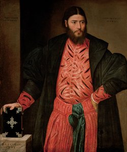 Portræt af Ottaviano Grimani, prokurator i San Marco af Bernardino Licinio