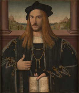 Portræt af Alberto Pio, 1512 af Bernardino Loschi