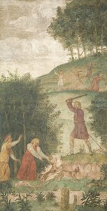 Cephalus straffet ved jagten, ca. 15201522. af Bernardino Luini