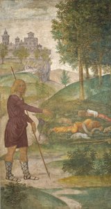 Cephalus og nymferne af Bernardino Luini