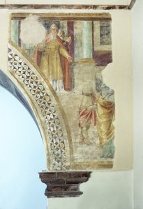 Udvisning af den hellige Joachim fra templet af Bernardino Luini