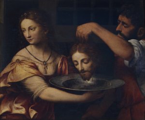 Salome modtager Johannes Døberens Hoved