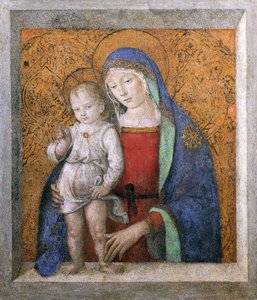 Madonna fra vindueskarmen Madonna fra vindueskarmen, ca. 1490.