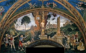 Sankt Sebastians martyrium, 1492-1495.