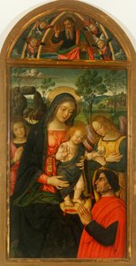 Our Lady of Peace af Bernardino Pinturicchio (ca. 1452-1513), olie på panel