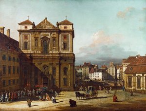 Freyung i Wien, fra nordvest, mellem 1758 og 1761 af Bernardo Bellotto