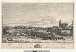 Udsigt over Dresden af Bernardo Bellotto