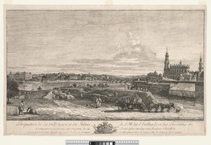 Udsigt over Dresden, 1748. af Bernardo Bellotto