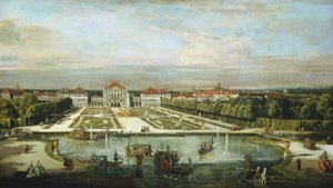 Nymphenburg Palace, München af Bernardo Bellotto and Workshop