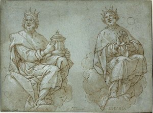 To siddende konger af Juda; Josias og Ezekias