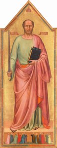 Saint Paul og en gruppe af tilbedere af Bernardo Daddi