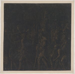 Blad 8 fra Cæsars triumfer, efter Mantegna, 1599.