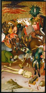 Fire scener fra Sankt Georgs martyrium ... af Bernardo Martorell