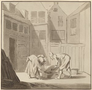 Hog Slaughterers, 1778, udgivet 1787. af Bernhard Schreuder