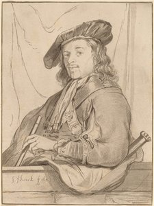 Man at the Parapet, 1773, udgivet 1774. af Bernhard Schreuder