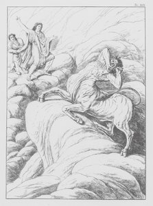 Dantes Guddommelige Komedie, Inferno (Helvede), planche XIX (litografi)