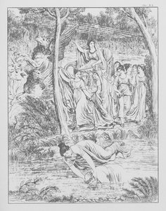 Dantes Guddommelige Komedie, Purgatorio (Skærsilden), planche XL (litografi)