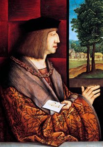 Portræt af Maximilian I af Østrig af Bernhard Strigel