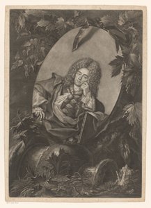 Portret af Christoph Ludwig Agricola af Bernhard Vogel