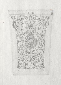 Ornamental bæger af Bernhard Zan