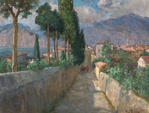 Stræder i Malcesine af Berta von Tarnóczy Sprinzenberg