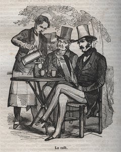 Kaffe - gravering i "La Physiologie du gout"" af Jean Anthelme Brillat Savarin