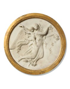 Basrelief-rundel af 