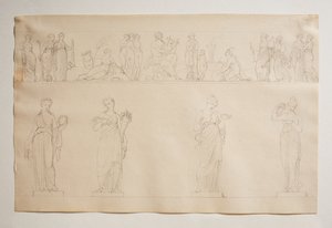 Apollo, Nåderne og Muserne af Bertel Thorvaldsen