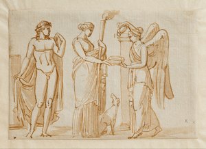 Bacchus, Diana og Victory () af Bertel Thorvaldsen