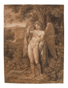 Amor med en sommerfugl af Bertel Thorvaldsen