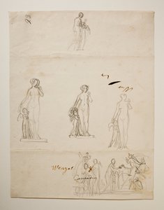 Paris og de tre gudinder. Venus og Amor af Bertel Thorvaldsen